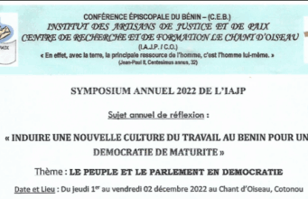 TDR du symposium 2022