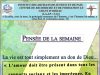 Pensee a la Semaine du 18 au 24 Aout 2025