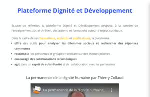 Plateforme Dignité & Développement