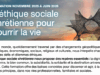 « L’éthique sociale chrétienne pour nourrir la vie »
