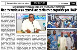 Demarrage des activites au titre de l’année 2026 : Cadre de réflexion et d’échanges entre les citoyens de toutes les couches sociale