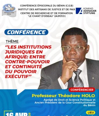 Invitation à la Conférence Sociale de ce Jeudi 16 avril 2026 à 18h30 au Chant d’Oiseau à Cotonou